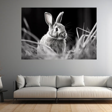 Rabbit Painting on Canvas